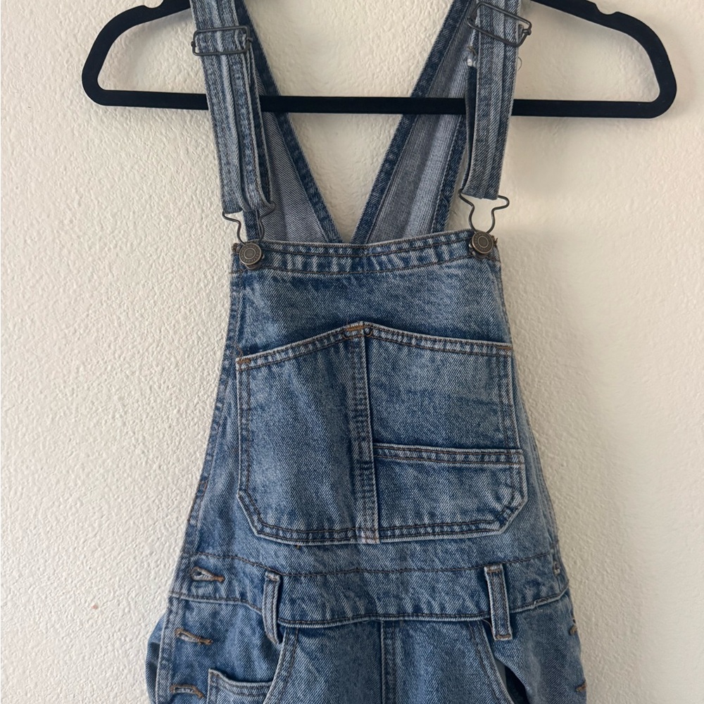 Classic Denim Overalls - Light Wash Blue
